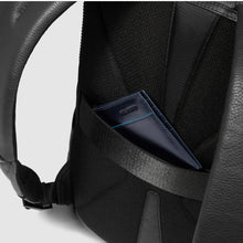 Carica l'immagine nel visualizzatore di Gallery, Piquadro zaino in pelle linea Than col. nero
