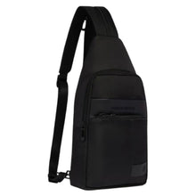 Carica l'immagine nel visualizzatore di Gallery, Piquadro Zaino Monospalla in tessuto e pelle