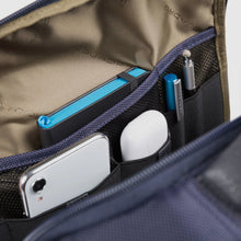 Carica l'immagine nel visualizzatore di Gallery, Piquadro zaino tessuto e pelle