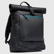 Carica l'immagine nel visualizzatore di Gallery, Zaino Piquadro roll-top in tessuto gommato