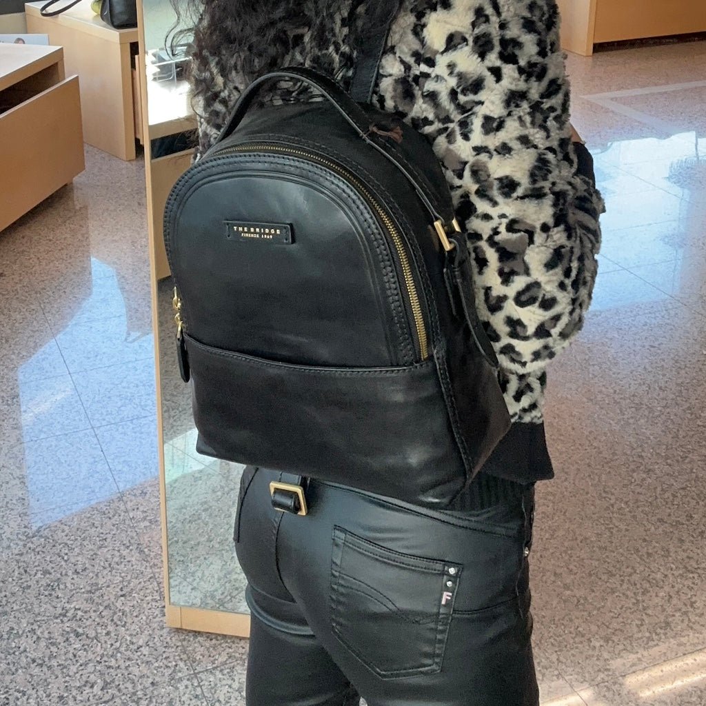 Zaino Nero Zaini Donna The Bridge Zaino Donna The Bridge Pearl