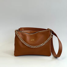 Carica l'immagine nel visualizzatore di Gallery, Borsa a tracolla con tre scomparti e catena (misura M) Mia Mioli