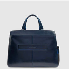 Carica l'immagine nel visualizzatore di Gallery, Piquadro cartella a due manici blue Square