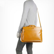 Carica l'immagine nel visualizzatore di Gallery, Piquadro cartella a due manici blue Square