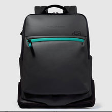 Carica l'immagine nel visualizzatore di Gallery, Piquadro zaino in tessuto gommato porta pc 15,6"