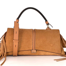 Carica l'immagine nel visualizzatore di Gallery, Loristella borsa Kendall in suede con frange 2737CAF