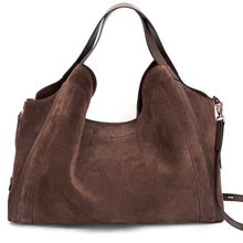 Carica l'immagine nel visualizzatore di Gallery, Loristella borsa serena in suede marrone