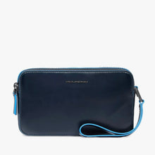 Carica l'immagine nel visualizzatore di Gallery, Piquadro pochette da polso Blue Square