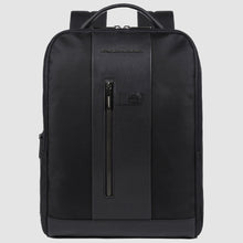 Carica l'immagine nel visualizzatore di Gallery, Piquadro zaino tessuto e pelle