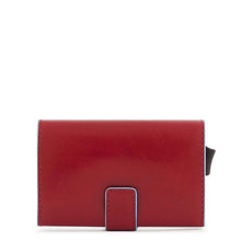 Carica l&#39;immagine nel visualizzatore di Gallery, Piquadro Blue Square porta carte di credito  in metallo col. Rosso
