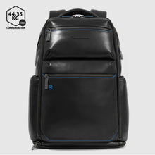 Carica l&#39;immagine nel visualizzatore di Gallery, Piquadro zaino in pelle Blue Square porta PC 15,6&quot;
