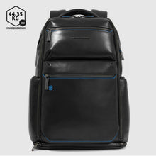 Carica l&#39;immagine nel visualizzatore di Gallery, Piquadro zaino in pelle Blue Square porta PC 15,6&quot;
