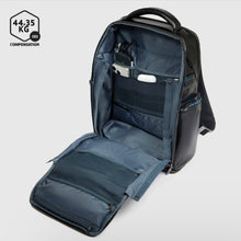 Carica l&#39;immagine nel visualizzatore di Gallery, Piquadro zaino in pelle Blue Square porta PC 15,6&quot;
