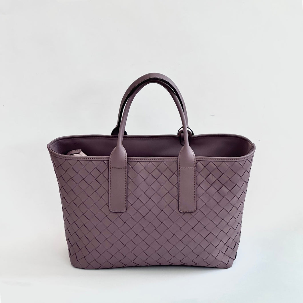 Borsa a mano con intreccio
