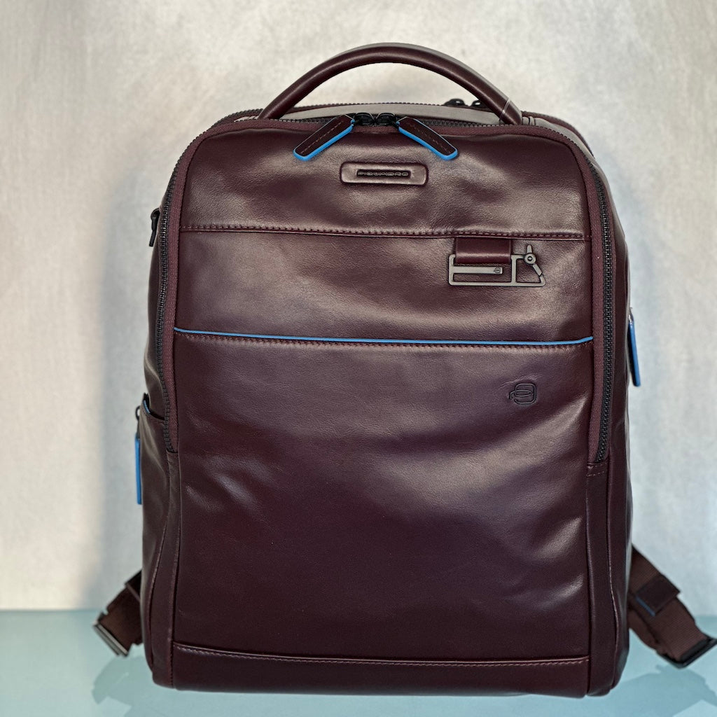 Piquadro zaino in pelle porta PC 14