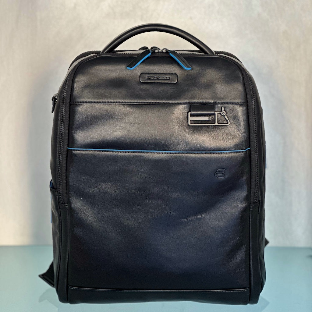 Piquadro zaino in pelle porta PC 14