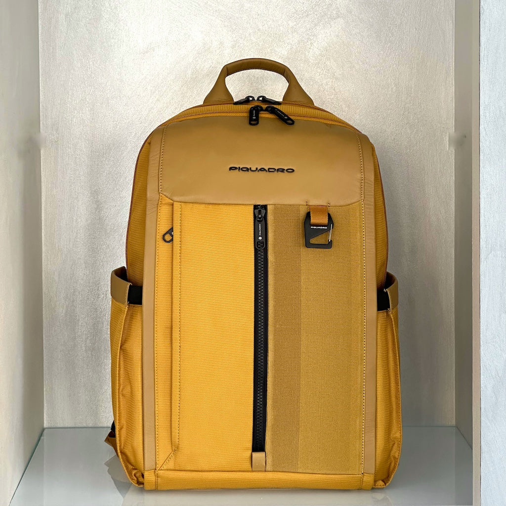 Piquadro Zaino in tessuto porta PC 15,6'' e porta iPad Pro 12,9''