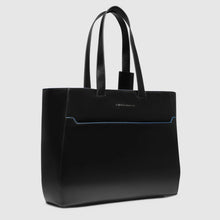 Carica l&#39;immagine nel visualizzatore di Gallery, Piquadro borsa da lavoro Blue Square
