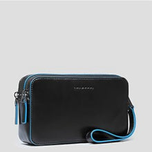 Carica l&#39;immagine nel visualizzatore di Gallery, Piquadro pochette da polso Blue Square
