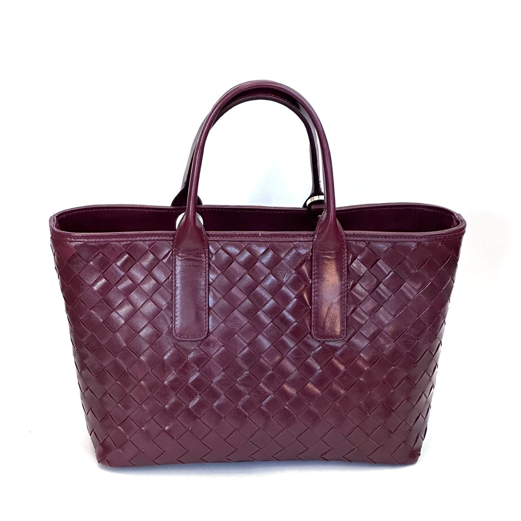 Borsa a mano con intreccio