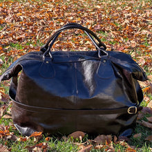 Carica l&#39;immagine nel visualizzatore di Gallery, Borsone da viaggio in pelle
