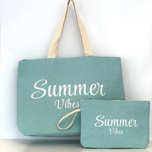 Carica l'immagine nel visualizzatore di Gallery, Set borsa mare con pochette
