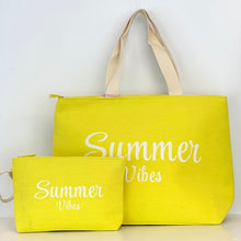 Carica l'immagine nel visualizzatore di Gallery, Set borsa mare con pochette
