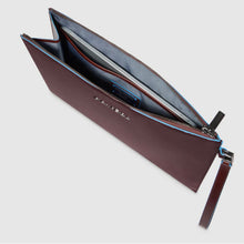 Carica l'immagine nel visualizzatore di Gallery, Piquadro Pochette uomo sottile porta iPad® Blue Square AC6510B2 mogano
