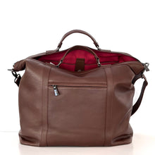 Carica l'immagine nel visualizzatore di Gallery, Borsone in pelle Bruno Rossi weekender bag
