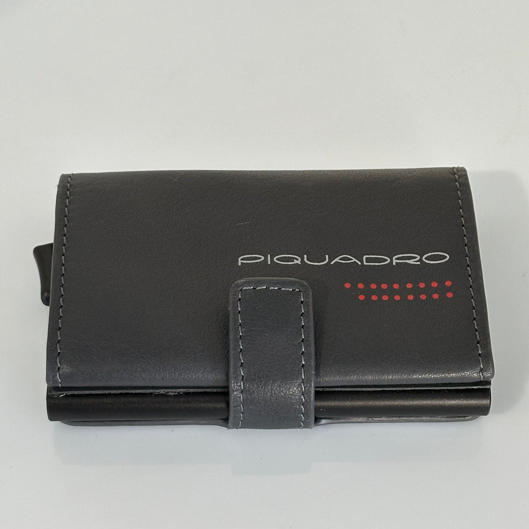 Piquadro porta carte di credito in metallo urban