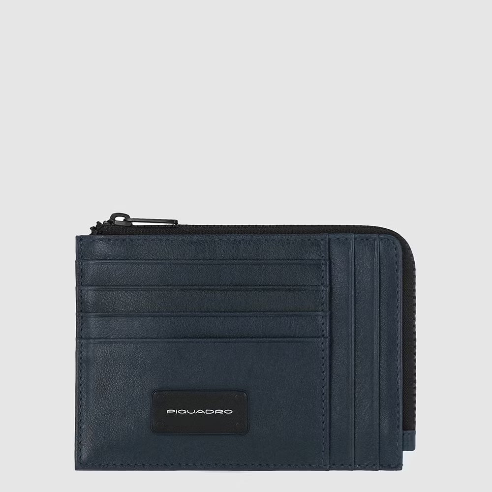 Piquadro Porta monete con porta carte di credito Harper