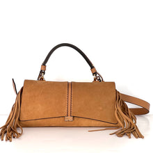 Carica l'immagine nel visualizzatore di Gallery, Loristella borsa Kendall in suede con frange 2737CAF
