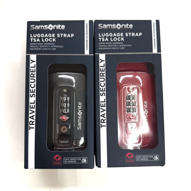 Cinghia per valigia con chiusura TSA