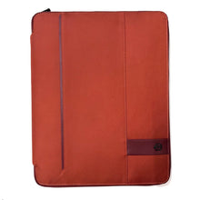 Carica l&#39;immagine nel visualizzatore di Gallery, Piquadro porta blocco in tessuto e  pelle arancione
