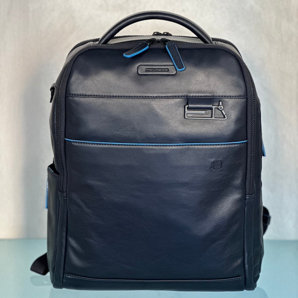 Piquadro zaino in pelle porta PC 14