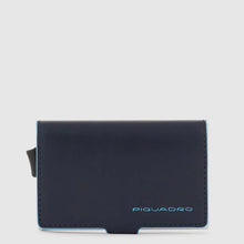 Carica l&#39;immagine nel visualizzatore di Gallery, Piquadro Blue Square porta carte di credito  in metallo col. Blu
