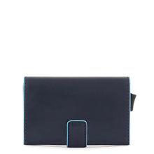 Carica l&#39;immagine nel visualizzatore di Gallery, Piquadro Blue Square porta carte di credito  in metallo col. Blu
