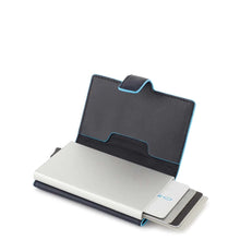 Carica l&#39;immagine nel visualizzatore di Gallery, Piquadro Blue Square porta carte di credito  in metallo col. Blu
